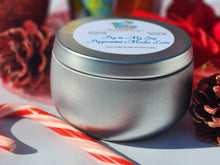 Load image into Gallery viewer, Peppermint Mocha Latte Holiday Candle 8 oz. Tin
