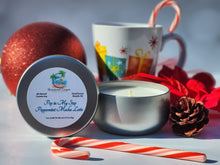 Load image into Gallery viewer, Peppermint Mocha Latte Holiday Candle 8 oz. Tin
