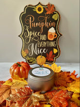 Load image into Gallery viewer, Pumpkin Spice Latte Candle 8 oz. Tin
