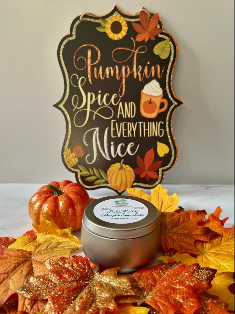 Pumpkin Spice Latte Candle 8 oz. Tin