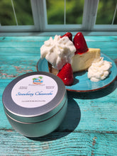 Load image into Gallery viewer, Strawberry Cheesecake Candle 8 oz. Tin
